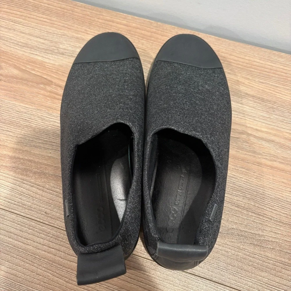 ECCO Soft 7 Gore-Tex Slip On Sneaker Women Dark Grey Size 9 Waterproof Shoes